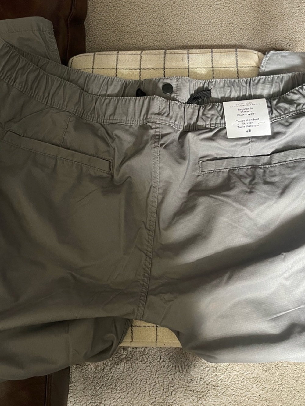 H&M Men's Ripstop Cargo Pants - Picture 6 of 6